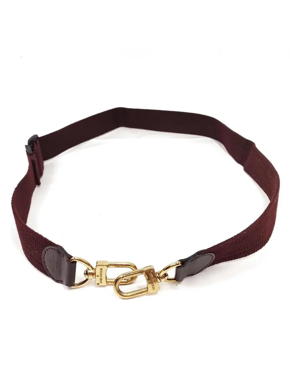 $600 Louis Vuitton LV Shoulder Strap Bordeaux Fabric